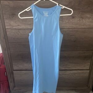 Blue Sleeveless Dress